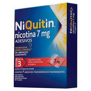 Niquitin 7mg Perrigo 7 Adesivos Transparentes - 7 Mg