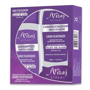 Niraj Kit Shampoo e Condicionador Matizador Loiro Platinado