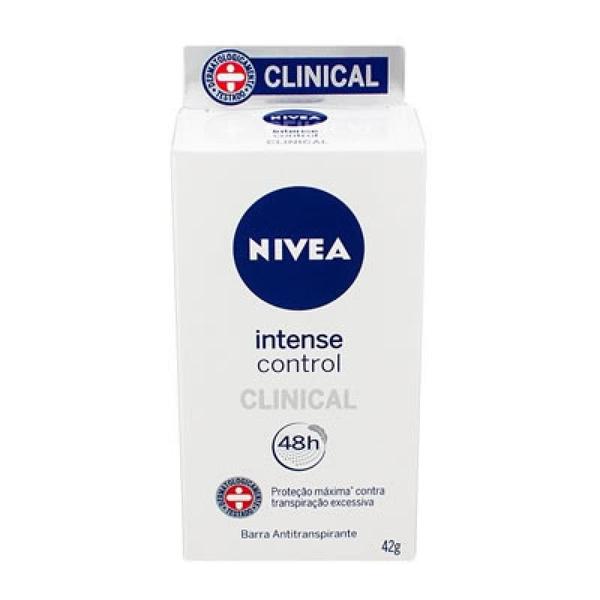 Nivea Barra Antitranspirante Clinical Intenso Controle Feminino 42G - Bdf Nivea Ltda