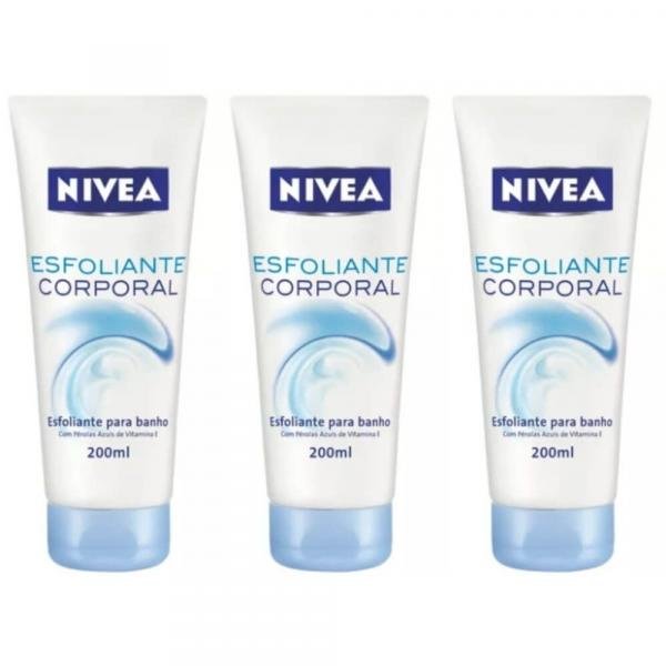 Nivea Bath Care Esfoliante Facial 200ml (Kit C/03)