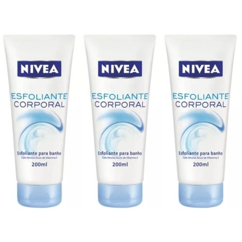 Nivea Bath Care Esfoliante Facial 200ml (kit C/03)