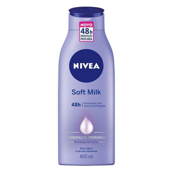 Nivea Body Locao Soft Milk Seca 400ml**