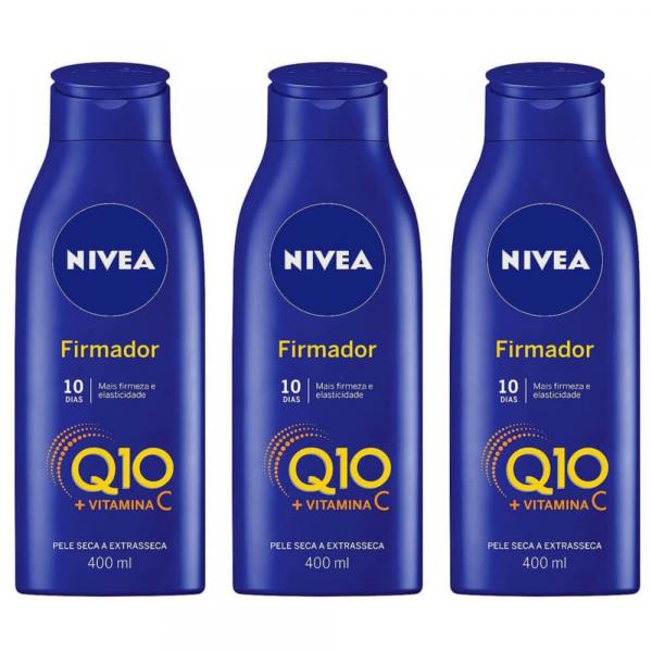 Nivea Body Q10 + Vitamina C Loção Hidratante Firmador 400ml (Kit C/03)