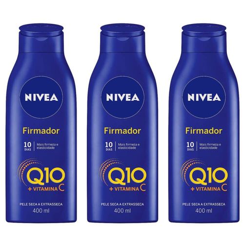 Nivea Body Q10 + Vitamina C Loção Hidratante Firmador 400ml (kit C/03)