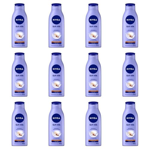 Nivea Body Soft Milk Loção Hidratante 400ml (kit C/12)
