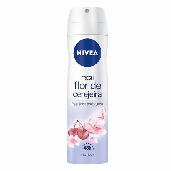 Nivea Desodorante Aerosol Fresh Flor Cerejeira 150ml**