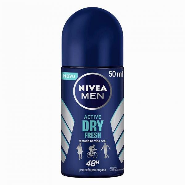 Nivea Desodorante Roll-on Masculino Active Dry Fresh 50ml