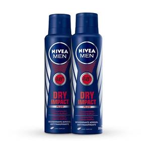 Nivea Dry Impact Men Desodorante Aerosol 2x150ml