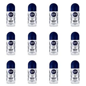 Nivea For Men Sensitive Protect Desodorante Rollon 50ml - Kit com 12