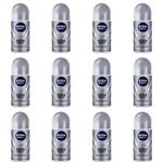 Nivea For Men Silver Protect Desodorante Rollon 50ml (kit C/12)