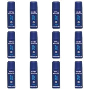 Nivea Fresh Active Desodorante Spray 90ml - Kit com 12