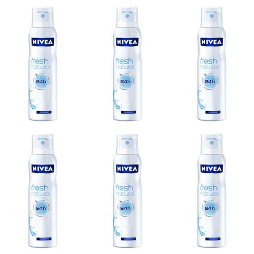 Nivea Fresh Natural Desodorante Aerosol 150ml (kit C/06)