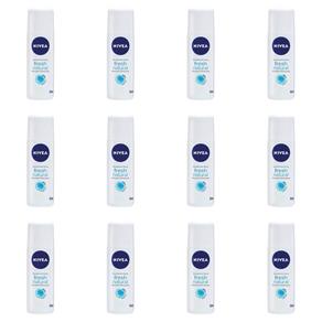 Nivea Fresh Natural Desodorante Spray 90ml - Kit com 12