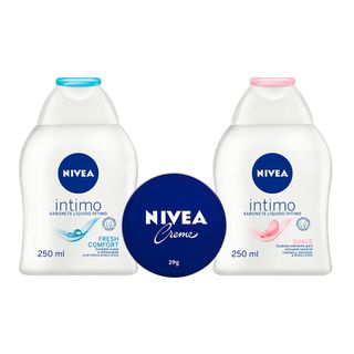 Nivea Hidratação e Cuidados Íntimos Kit – Creme Hidratante + Sabonete Íntimo Kit
