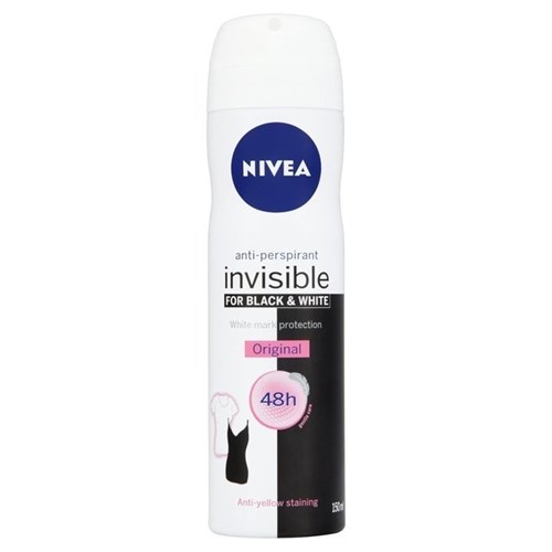 Nivea Invisible Black & White Invisible Female Deodorant Spray