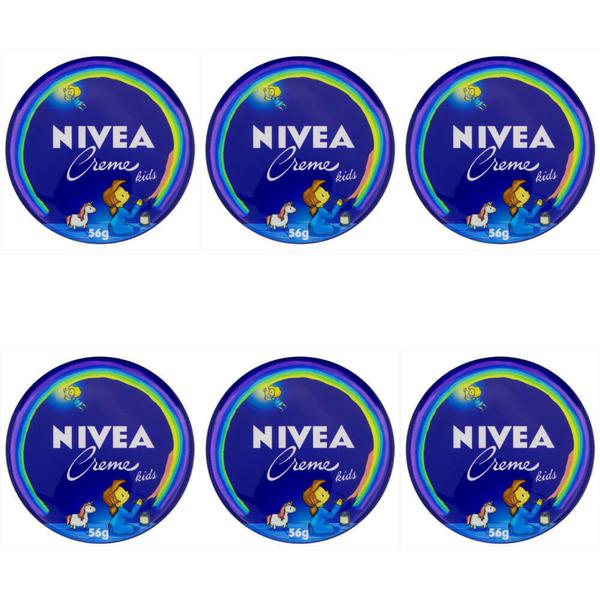 Nivea Kids Hidratante Facial Creme 56g (Kit C/06)