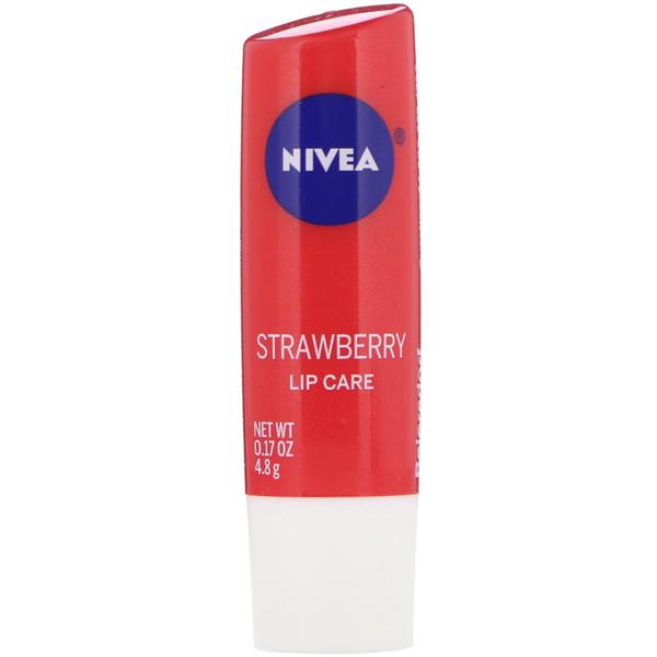 Nivea Lip Care Strawberry Cuidado para os Lábios 4,8g