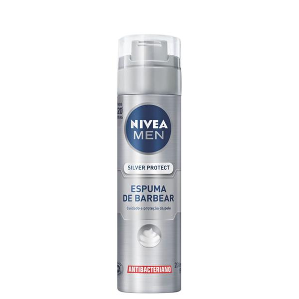 NIVEA MEN Silver Protect - Espuma de Barbear 200ml