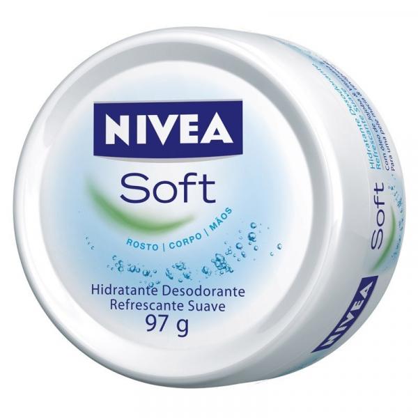 Nivea Soft 97g - Todos os Tipos de Pele - Nívea