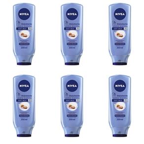 Nivea Soft Milk Creme Hidratante para Banho 250ml - Kit com 06