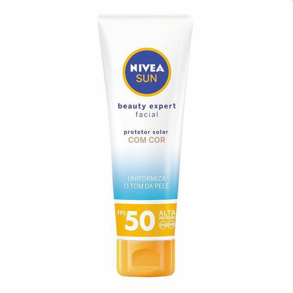 Nivea Sun Protetor Facial Beauty C/cor F50 50g