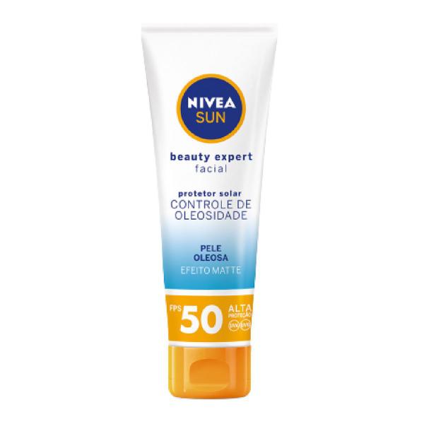 Nivea Sun Protetor Solar Facial Beauty Expert Pele Oleosa Fps 50 50g