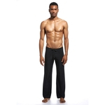 N2N Men's Home Calças Calças de Yoga roupas de seda de Gelo Home PS504 Sexy