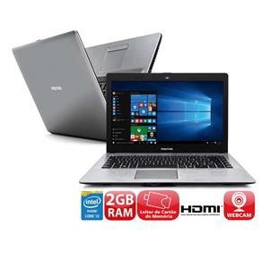 Notebook Positivo Core I3-4005U 2GB 500GB Tela 14” Windows 10 Premium XR7520