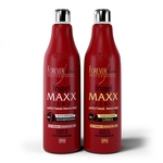 Nova Escova Progressiva Ingel Maxx Forever Liss 2x1 litro