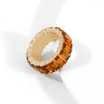 Nova liga anel de diamante cor de jóias personalidade da moda elegante anel geométrica jóias acessórios