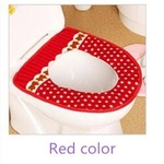Nova Quente E Impermeável Toilet Seat Cover Banho impermeável Potty Mat WC Kit Banho Definir