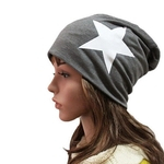 Nova Unisex Homens / Mulheres Cap Hop Quente Inverno Beanie Hat Slouchy Ski Hat Oversize Hip (Light Gray)