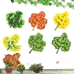 Novas Agências Simulação Deixa Paisagismo Decoração Artificial Bordo Do Outono Ginkgo Folha Plantas Garden Home Decor Verdura