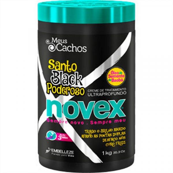Novex Creme de Tratamento 1kg Santo Black - Embelleze