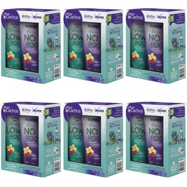 Novex Loo Pow Shampoo + Condicionador 200ml (Kit C/06)