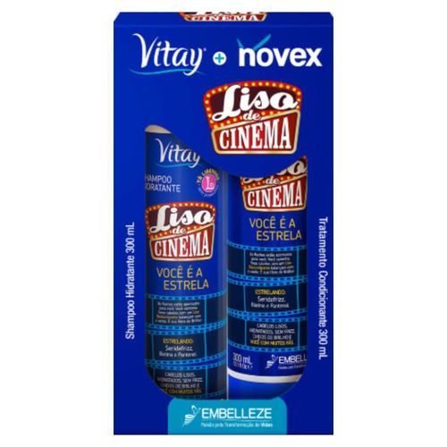 Novex Vitay Liso Cinema Shampoo + Condicionador 300ml