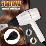 Volume profissional do secador de cabelo do secador de cabelo quente / frio do ar 3500W com salão de beleza do difusor