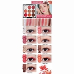 NOVO 9 cores Glitter Paleta impermeável de longa duração Partido Makeup Palette Cosmetics