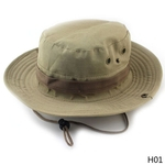 Novo Estilo Casual Unisex Outdoor Fisherman Hat Escalada Pesca Camouflage Coelho Cap borda redonda da selva Hat