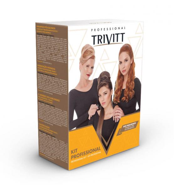 Kit Hidratação Trivitt Profissional 4 Itens NOVA - Itallian Color