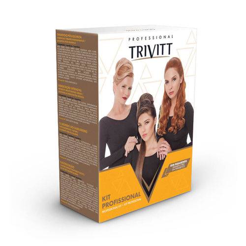 Novo Kit Trivitt Hidratação Profissional 4 Itens