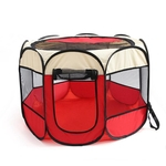 Novo portátil Tent Pet lavável dobrável octogonal Pet Fence Oxford Cloth Cat impermeável e cão Tenda gaiola
