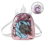 Novos 9 Styles Unicorn Glitter Bling Backpack Mulheres Meninas Bolsa de Ombro bonito unicórnio Schoolbag Para Estudante adolescente