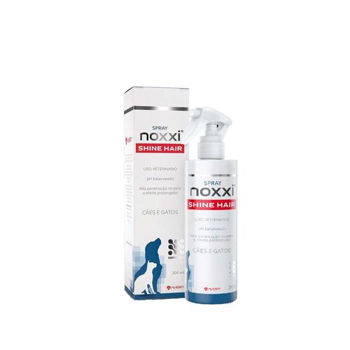 Noxxi Shine Hair Spray Hidratação para Pelos de Cães e Gatos - 200ml
