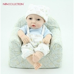 NPK 12inches mini-Bebé de toque suave e gentil todos boneca corpo de vinil