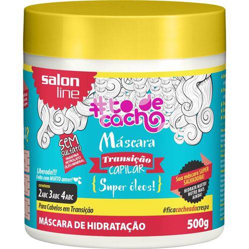 Ntodecacho Transição Capilar Super Óleos Salon Line Máscara de Hidratação 500g