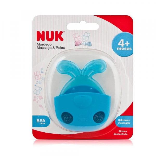Nuk (PA750522-UB) Massage e Relax Mordedor Blue Rabbit