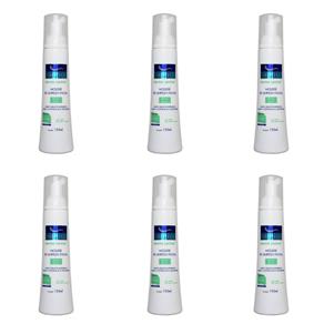 Nupill Derme Control Mousse Limpeza Facial 150ml - Kit com 06