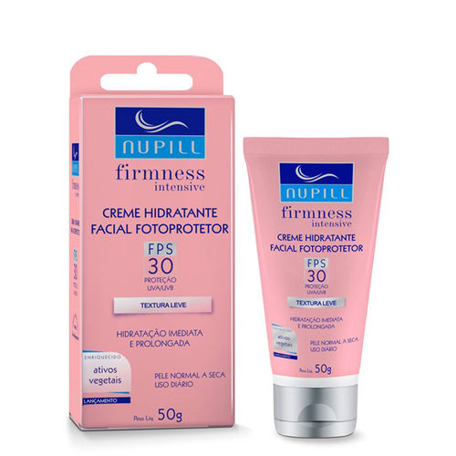 Nupill Firmness Intensive Creme Hidratante Facial Fotoprotetor Fps 30 - 50g