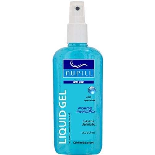 Nupill Hair Line Liquid Gel Fixação Forte 230ml